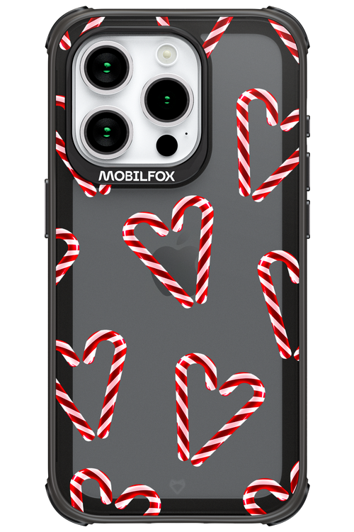 Candy Cane Hearts - Apple iPhone 15 Pro