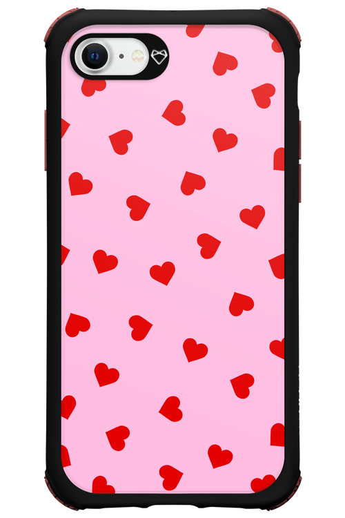 Sprinkle Heart Pink - Apple iPhone SE 2020