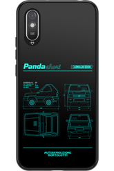 Panda Car Blue - Xiaomi Redmi 9A