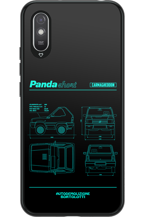 Panda Car Blue - Xiaomi Redmi 9A