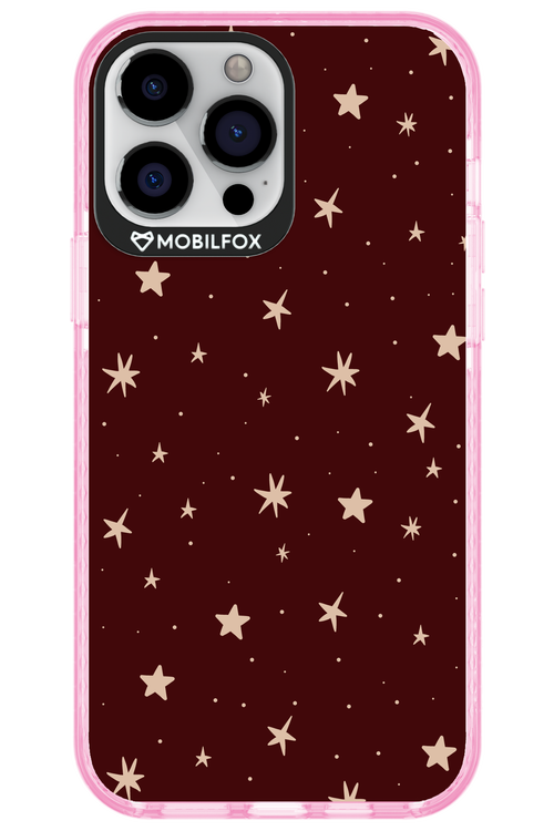 Burgundy Stars - Apple iPhone 13 Pro Max