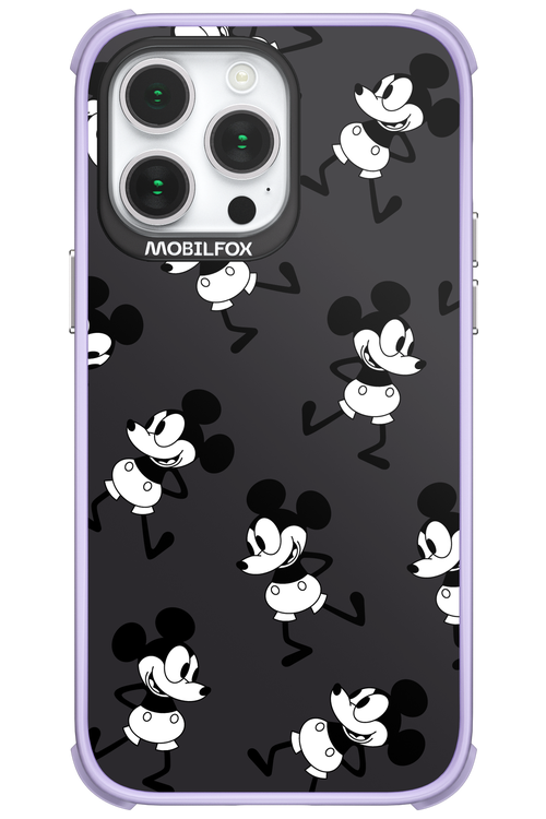 Iconic Mouse (antracite pattern) - Apple iPhone 14 Pro Max