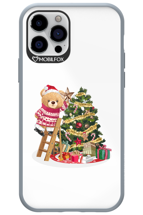 Christmas Bear (Transparent) - Apple iPhone 12 Pro