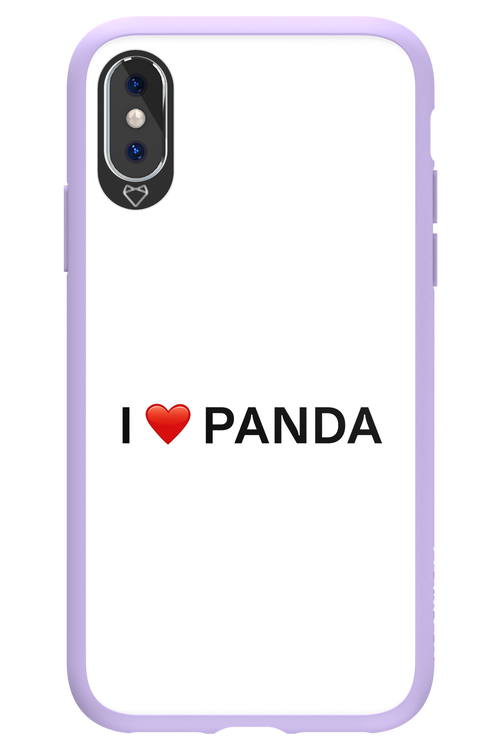 Panda Love White - Apple iPhone XS