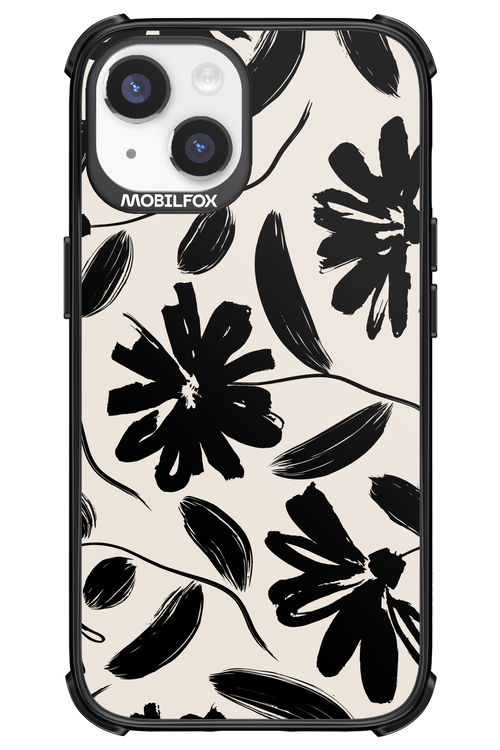Monochrome Flowerss 2.0 - Apple iPhone 14