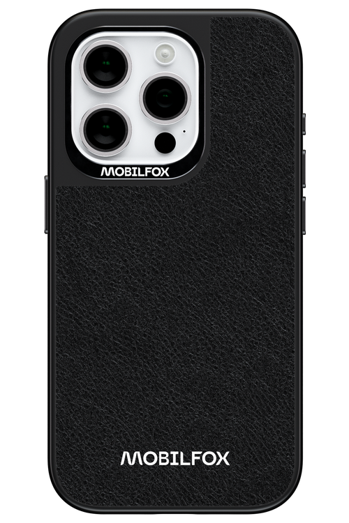 Logo White Leather 2.0 - Apple iPhone 15 Pro