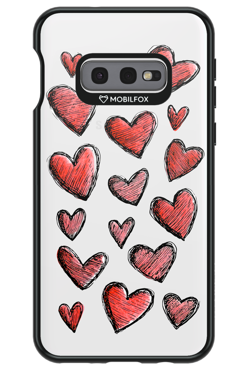 Red Love Transparent 2.0 - Samsung Galaxy S10e