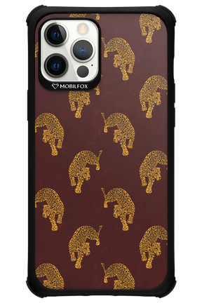 Burgundy Leopard Pattern - Apple iPhone 12 Pro Max