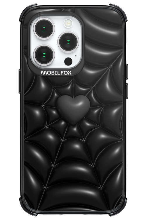 Black Spider Heart - Apple iPhone 14 Pro