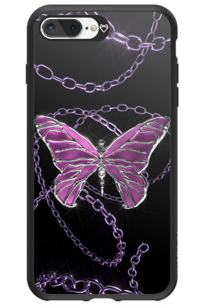 Butterfly Necklace - Apple iPhone 8 Plus