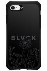 Black Flowers - Apple iPhone SE 2020