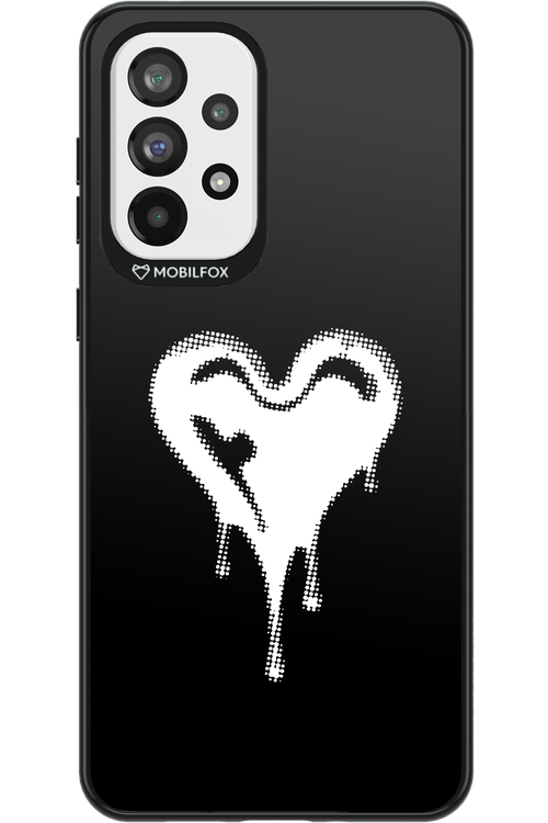 Heart Black - Samsung Galaxy A73