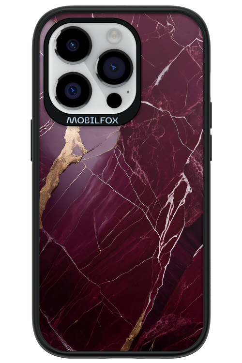 Burgundy Marble 2.0 - Apple iPhone 14 Pro