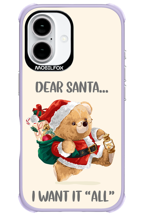 Dear Santa i want it all - Apple iPhone 16