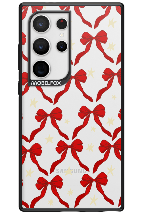 Bow & Stars (Transparent) - Samsung Galaxy S24 Ultra