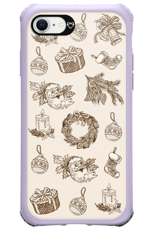 Christmas Paper - Apple iPhone 8