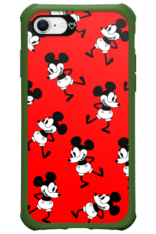 Iconic Mouse (red pattern) - Apple iPhone SE 2020