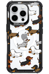 Scary Dachshund (Transparent) - Apple iPhone 16 Pro