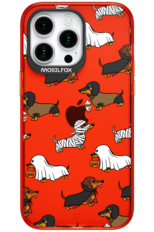 Scary Dachshund (Transparent) - Apple iPhone 15 Pro Max