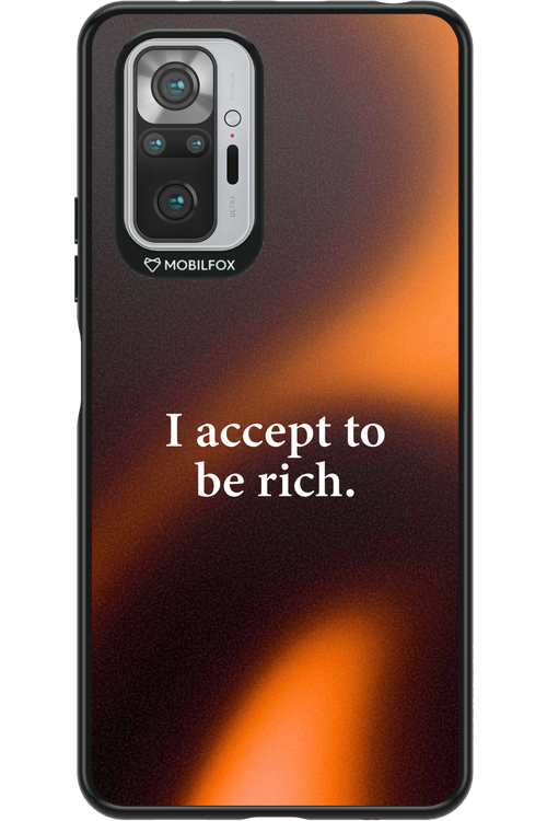 I accept to be rich - Xiaomi Redmi Note 10S
