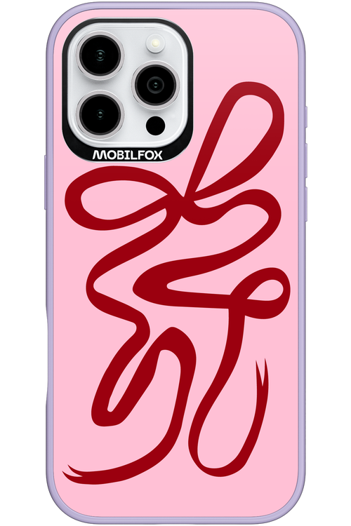 Burgundy Bow - Apple iPhone 16 Pro Max