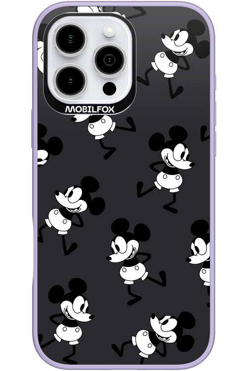 Iconic Mouse (antracite pattern) - Apple iPhone 16 Pro Max