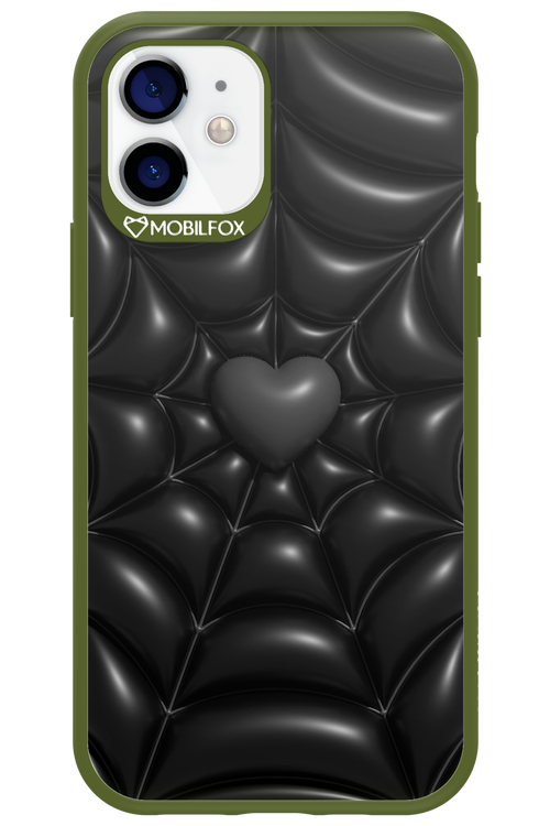 Black Spider Heart - Apple iPhone 12