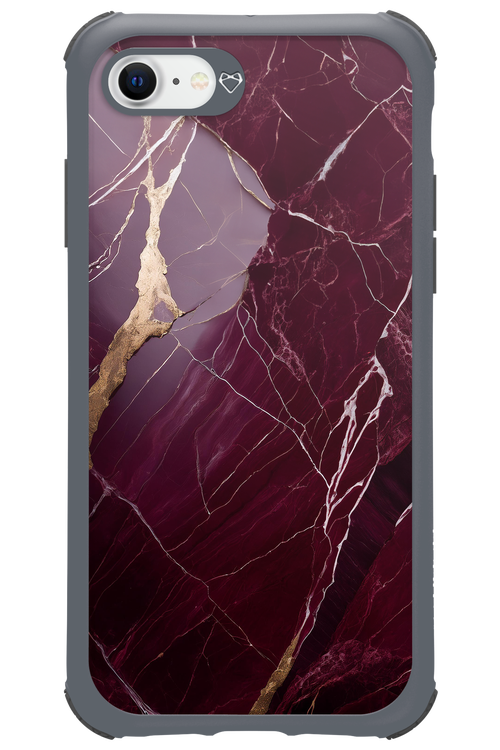 Burgundy Marble 2.0 - Apple iPhone 8