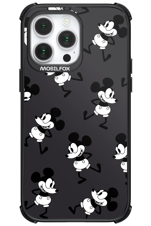 Iconic Mouse (antracite pattern) - Apple iPhone 14 Pro Max