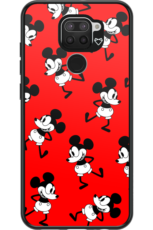 Iconic Mouse (red pattern) - Xiaomi Redmi Note 9