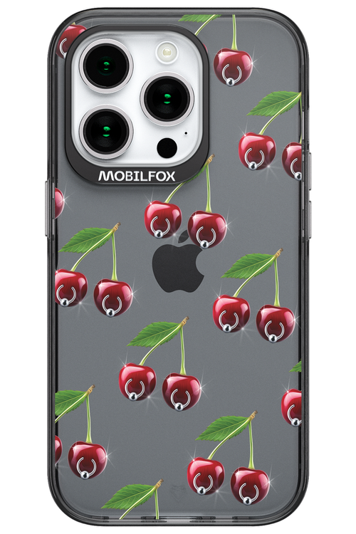 Spicy Cherries Transparent - Apple iPhone 15 Pro