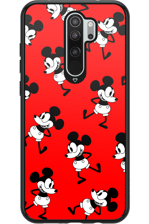 Iconic Mouse (red pattern) - Xiaomi Redmi Note 8 Pro