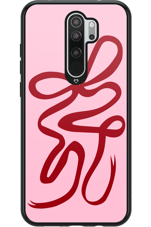 Burgundy Bow - Xiaomi Redmi Note 8 Pro