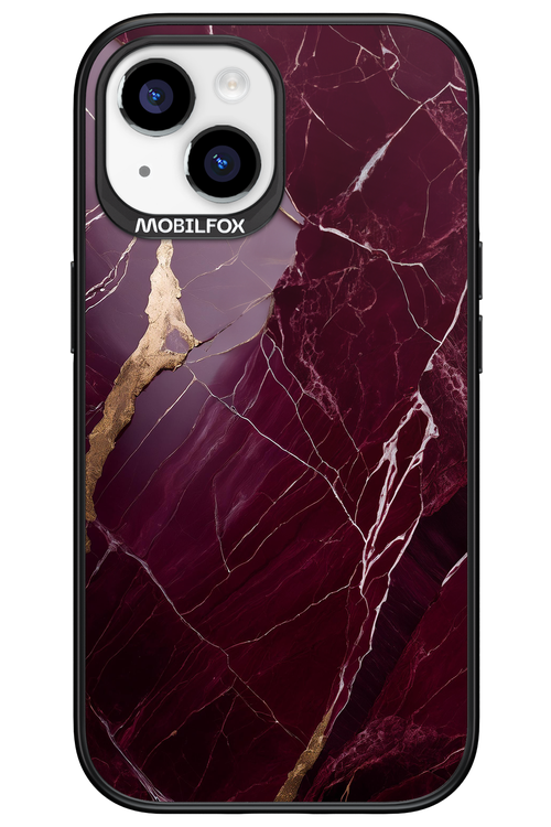 Burgundy Marble 2.0 - Apple iPhone 15