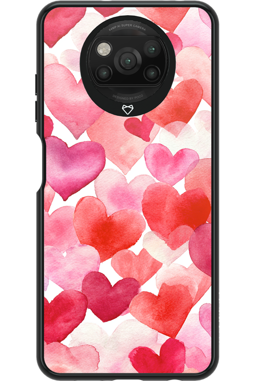 Water Painted Heart 2.0 - Xiaomi Poco X3 NFC