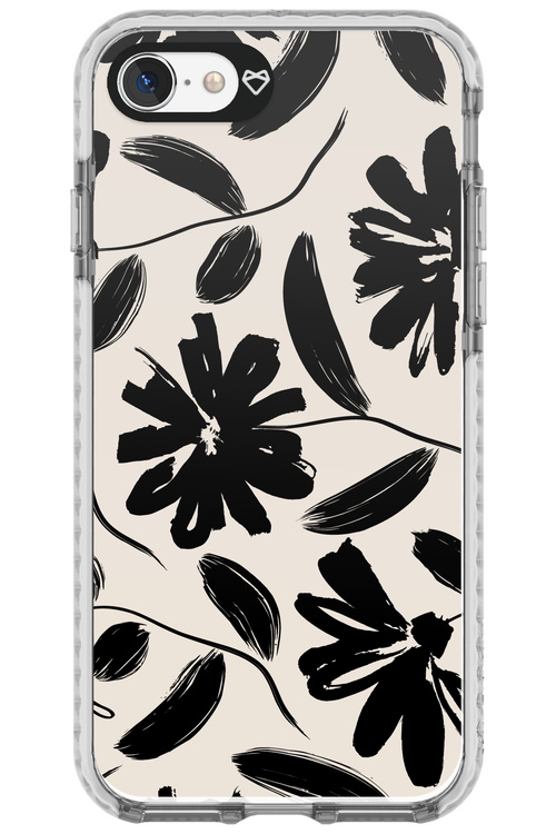 Monochrome Flowerss 2.0 - Apple iPhone SE 2020
