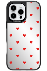 Mini Hearts Red Mirror 2.0 - Apple iPhone 16 Pro Max