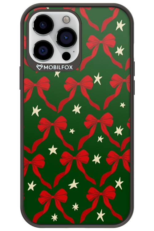 Bow & Stars (Green) - Apple iPhone 13 Pro Max