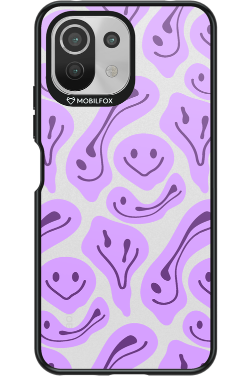 Fluid Smiley Purple - Xiaomi Mi 11 Lite (2021)