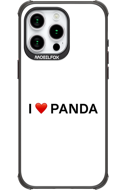 Panda Love White - Apple iPhone 15 Pro Max