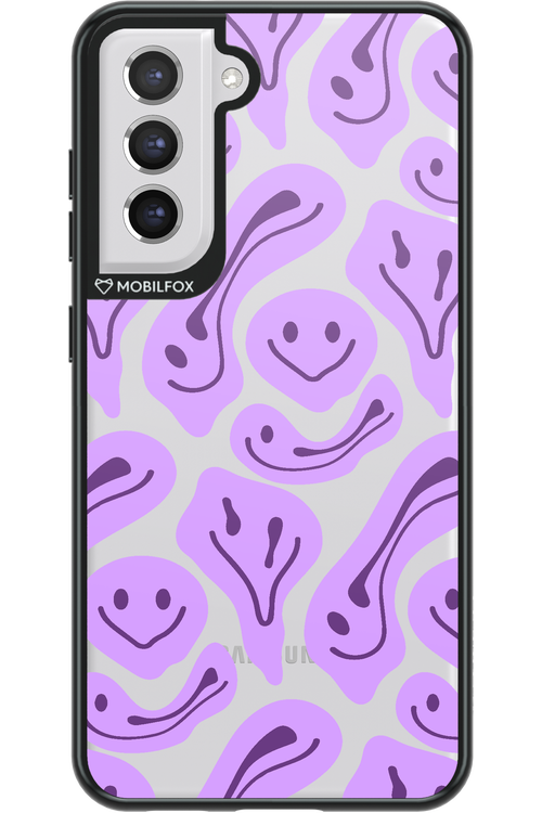 Fluid Smiley Purple - Samsung Galaxy S21 FE