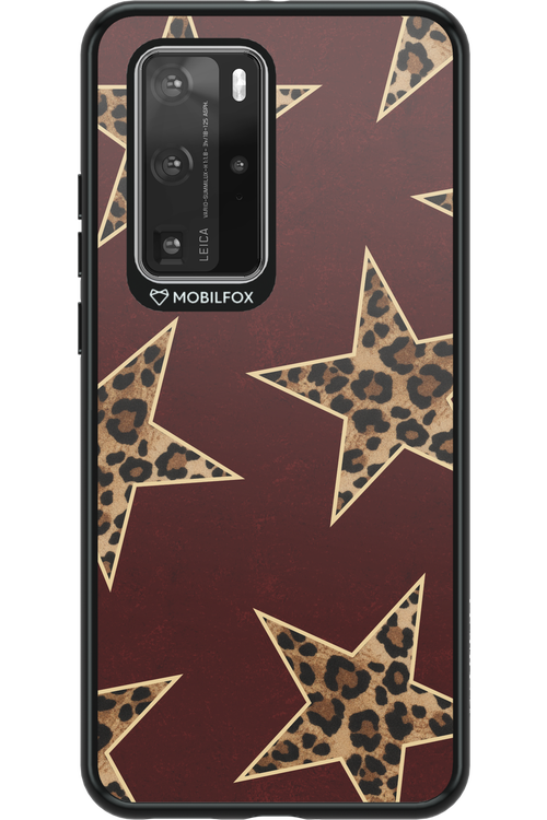 Wild Stars Burgundy - Huawei P40 Pro
