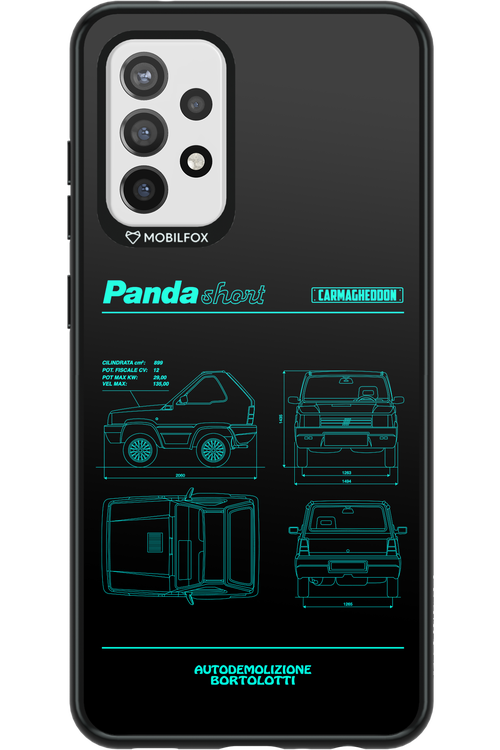 Panda Car Blue - Samsung Galaxy A72