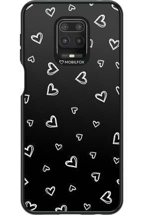 Monochrome Hearts 2.0 - Xiaomi Redmi Note 9 Pro