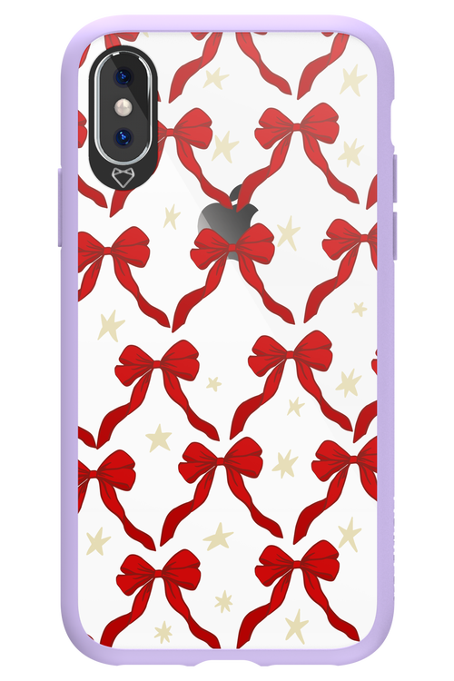Bow & Stars (Transparent) - Apple iPhone X