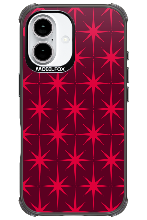 Burgundy Starss - Apple iPhone 16
