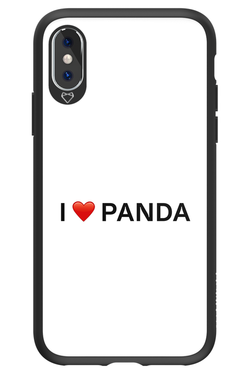 Panda Love White - Apple iPhone XS