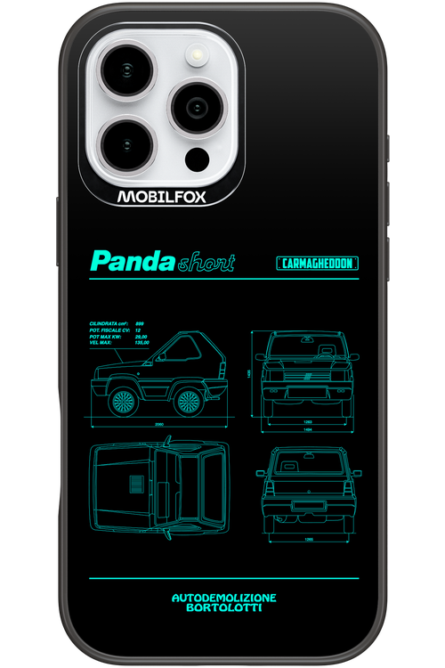 Panda Car Blue - Apple iPhone 16 Pro Max