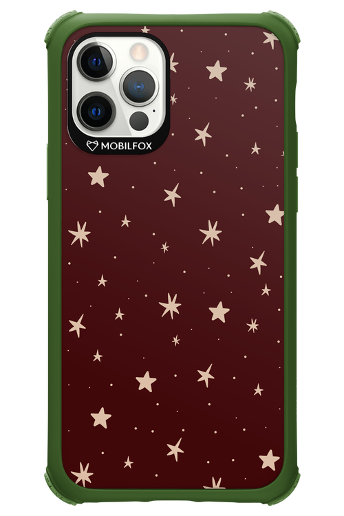 Burgundy Stars - Apple iPhone 12 Pro