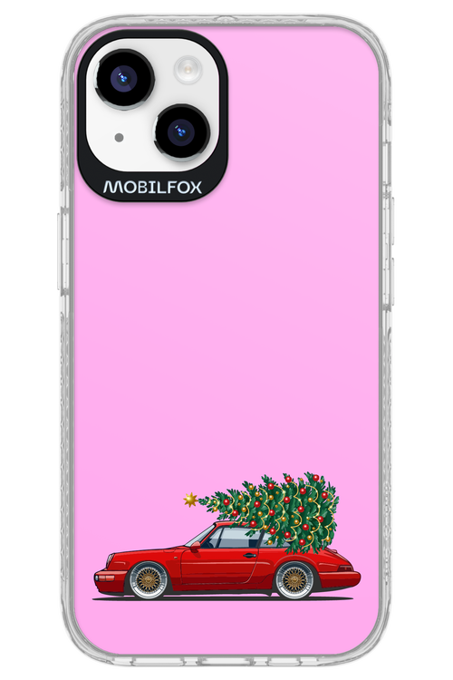 XMAS Car Pink - Apple iPhone 14